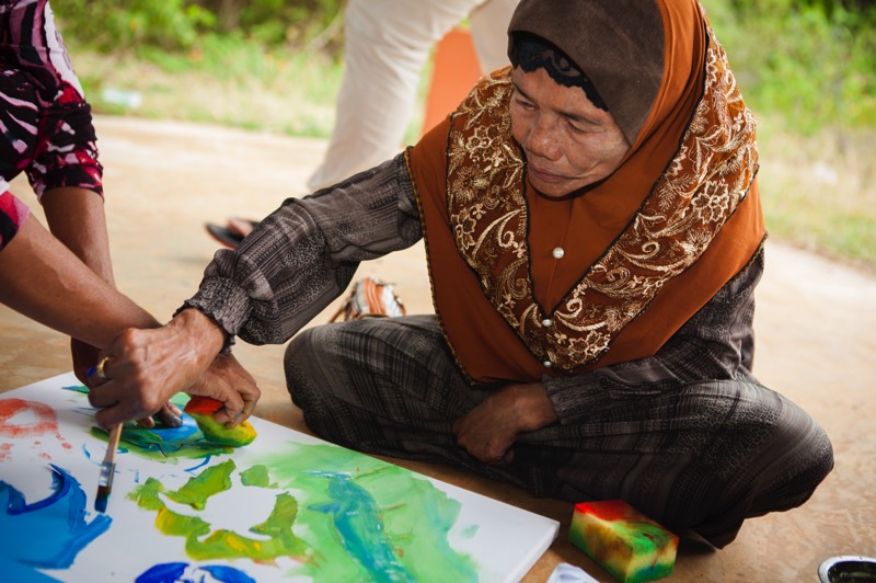 art workshop outreach borneo connect ocean csr hipa